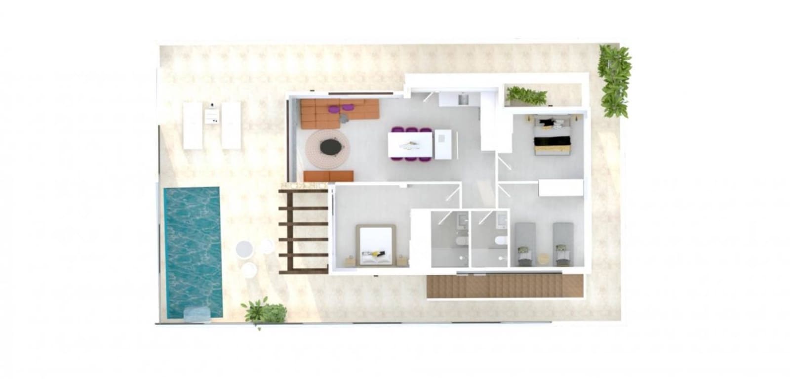 3 soveværelse Villa til salg i Vera med swimmingpool - € 429.000 (Ref: 7690164)