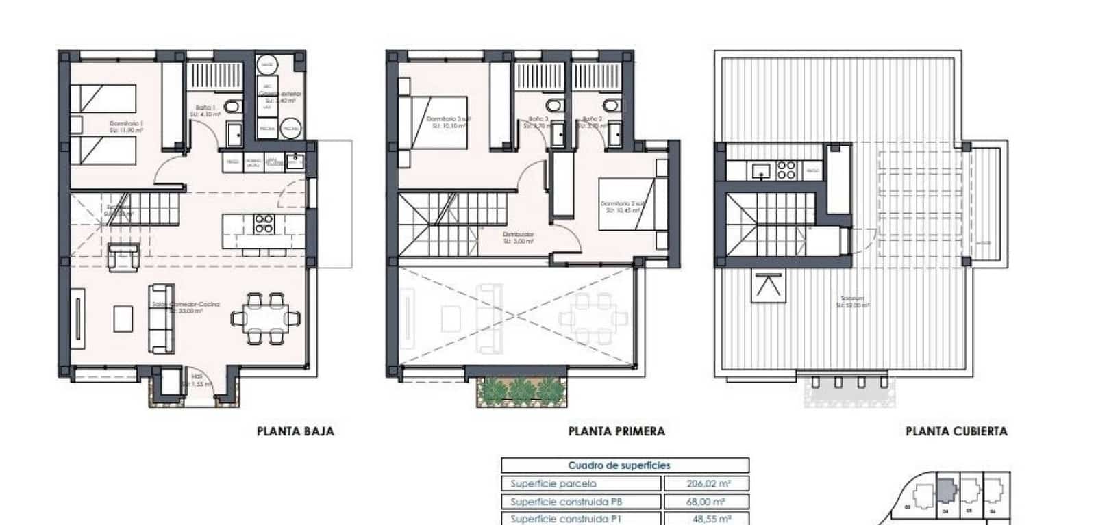 3 bedroom Villa for sale in Los Montesinos with pool - € 485,000 (Ref: 7690701)
