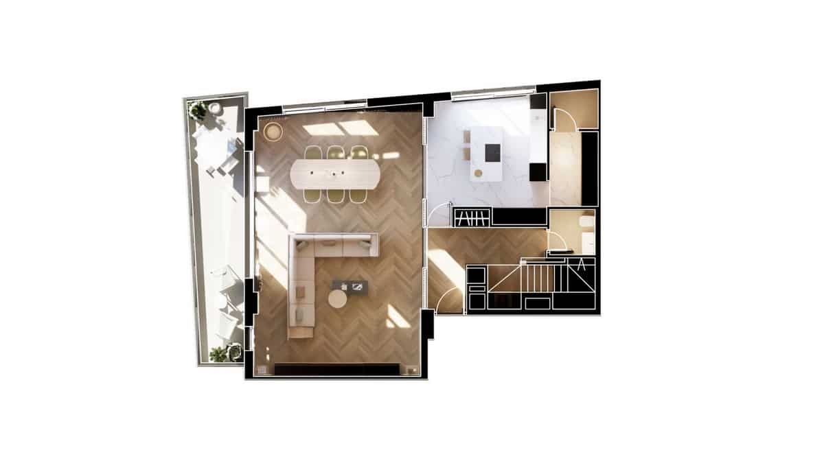 2 soverom Leilighet til salgs i Estepona med svømmebasseng - € 955 000 (Ref: 8864799)