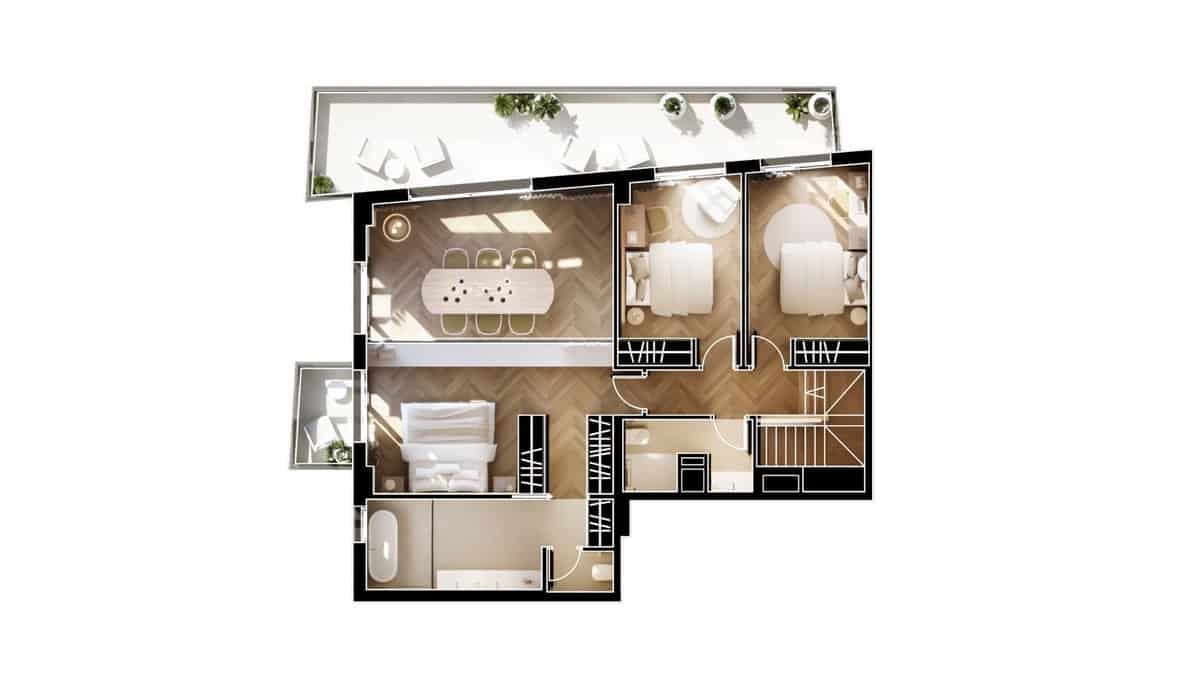 2 soverom Leilighet til salgs i Estepona med svømmebasseng - € 955 000 (Ref: 8864799)