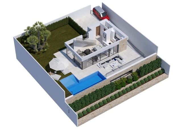 3 bedroom Villa for sale in Finestrat with pool garage - € 1,250,000 (Ref: 5256104)