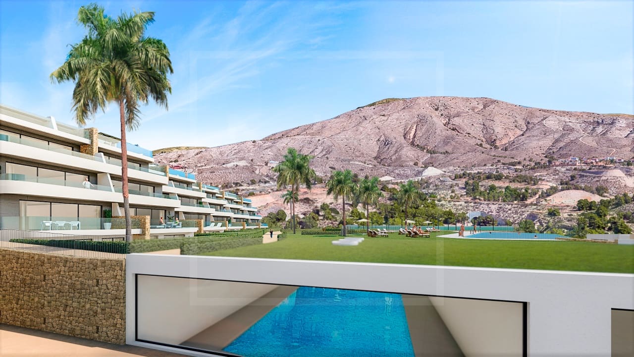 2 bedroom Apartment for sale in Finestrat with pool garage - € 330,000 (Ref: 7049395)