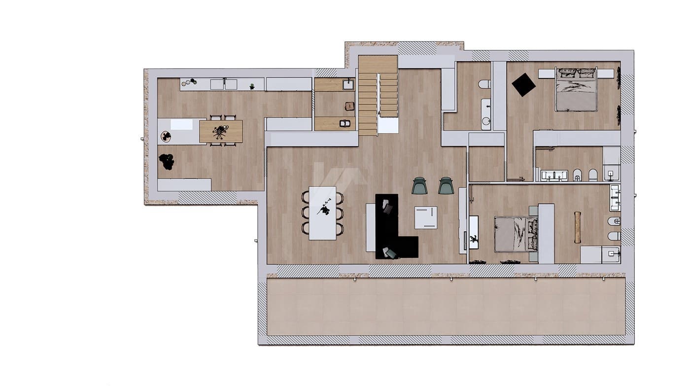 3 sypialnia Willa na sprzedaż w Benissa z basenem garażem - 1 650 000 € (Ref: 7818616)