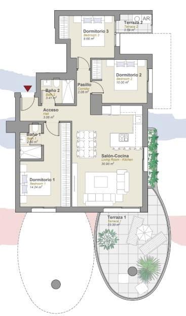 3 bedroom Apartment for sale in Calpe / Calp with pool - € 580,000 (Ref: 8299685)