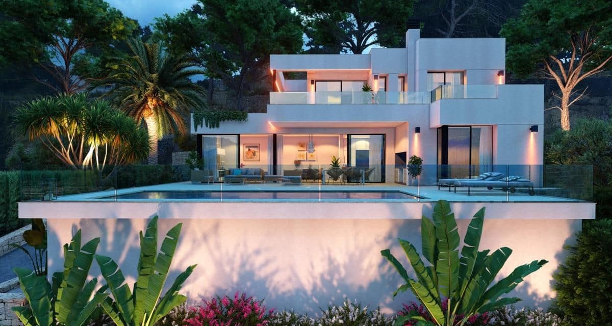 3 soveværelse Villa til salg i Calpe / Calp med swimmingpool - € 1.135.000 (Ref: 8299695)