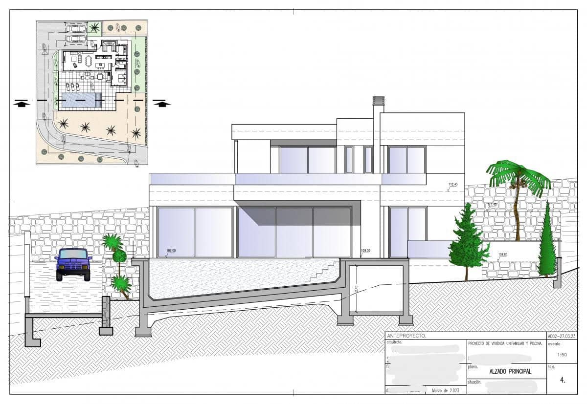 3 soveværelse Villa til salg i Calpe / Calp med swimmingpool - € 1.135.000 (Ref: 8299695)