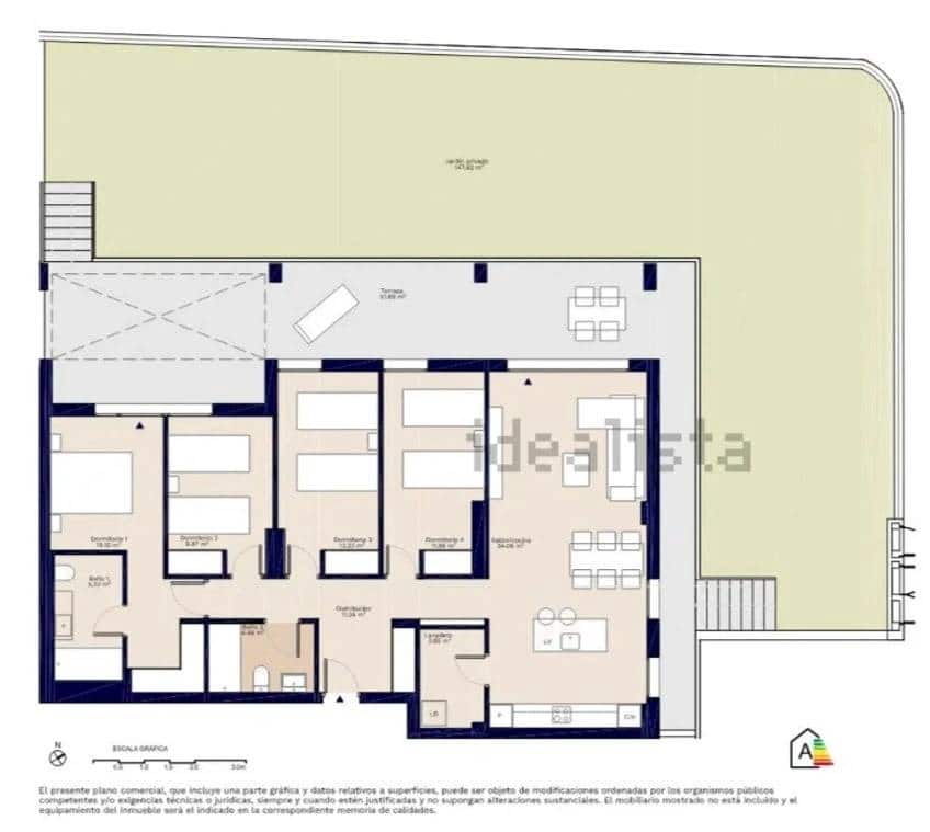 4 sovrum Lägenhet till salu i Denia med pool - 590 000 € (Ref: 8501008)