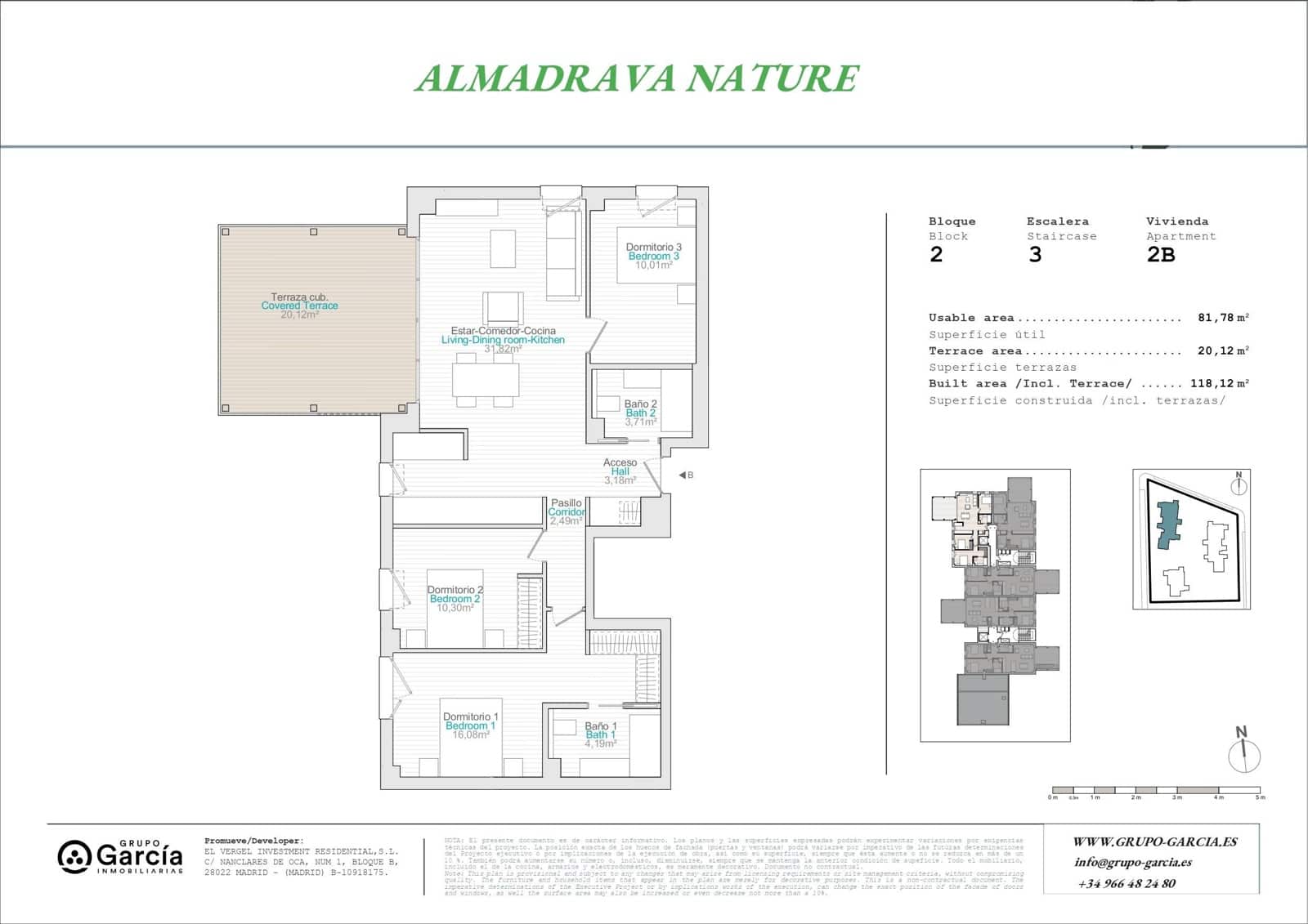 3 makuuhuone Huoneisto myytävänä paikassa Denia mukana uima-altaan - 395 000 € (Ref: 8501011)