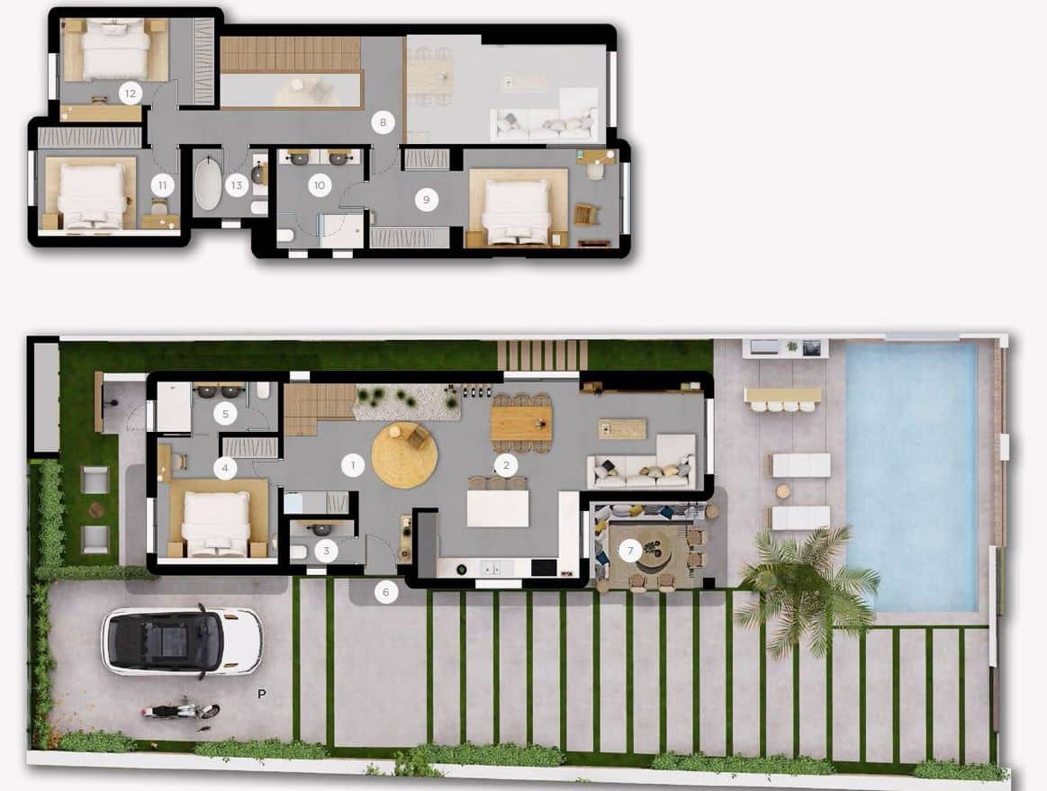 4 chambre Villa/Maison à vendre à Alfaz del Pi / L'Alfas del Pi avec piscine - 875 000 € (Ref: 8535911)