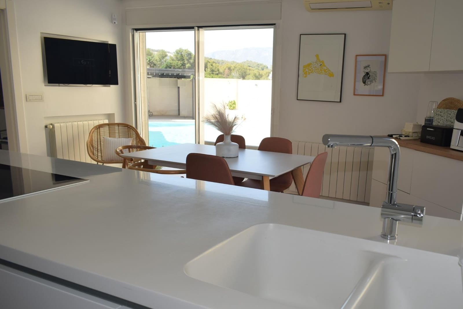 4 chambre Villa/Maison Semi-Mitoyenne à vendre à Alfaz del Pi / L'Alfas del Pi avec piscine - 599 000 € (Ref: 8535927)