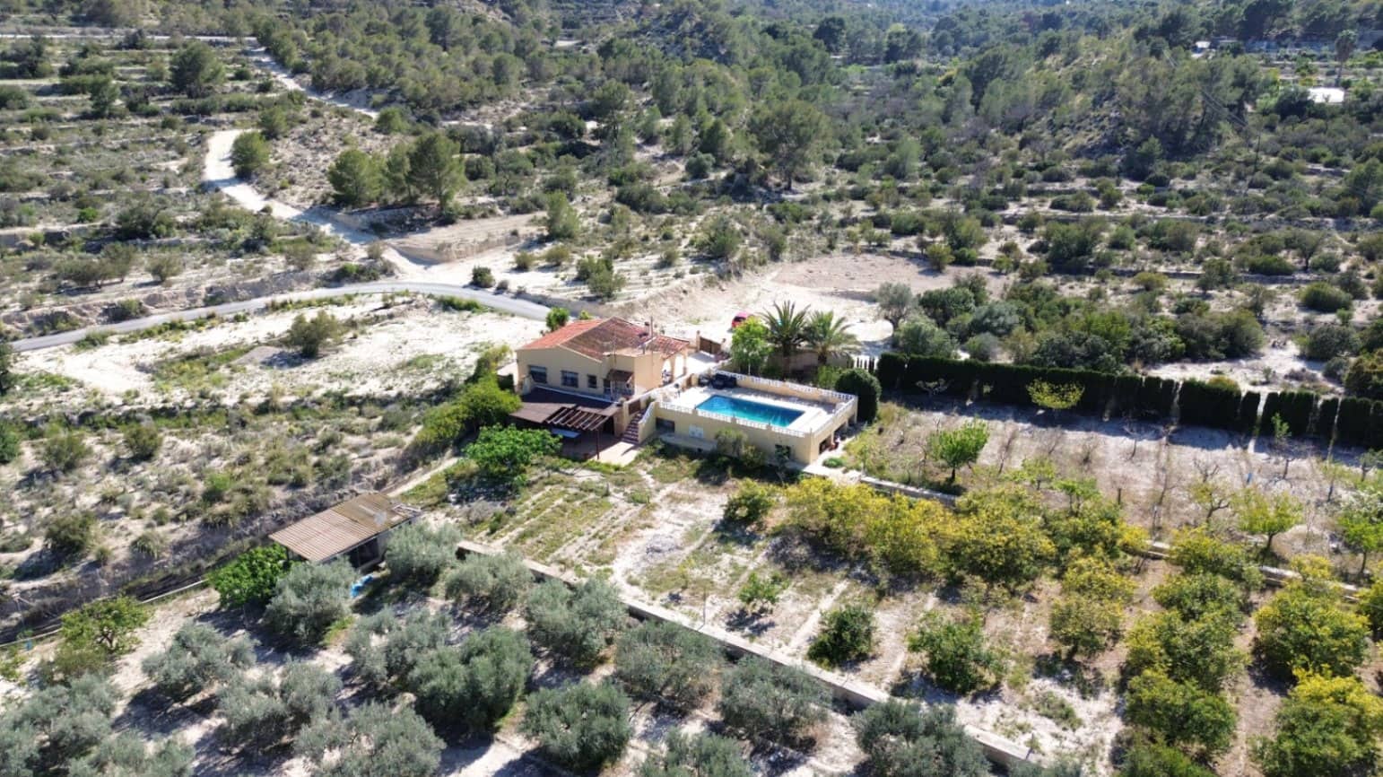 3 chambre Finca/Maison de Campagne à vendre à La Villajoyosa / Vila Joiosa avec piscine garage - 320 000 € (Ref: 8971685)