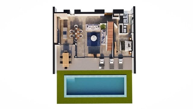 3 chambre Villa/Maison à vendre à Calpe / Calp avec piscine - 1 099 000 € (Ref: 9165190)