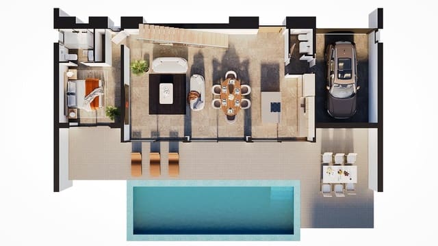 3 soveværelse Villa til salg i Calpe / Calp med swimmingpool - € 1.199.000 (Ref: 9165191)