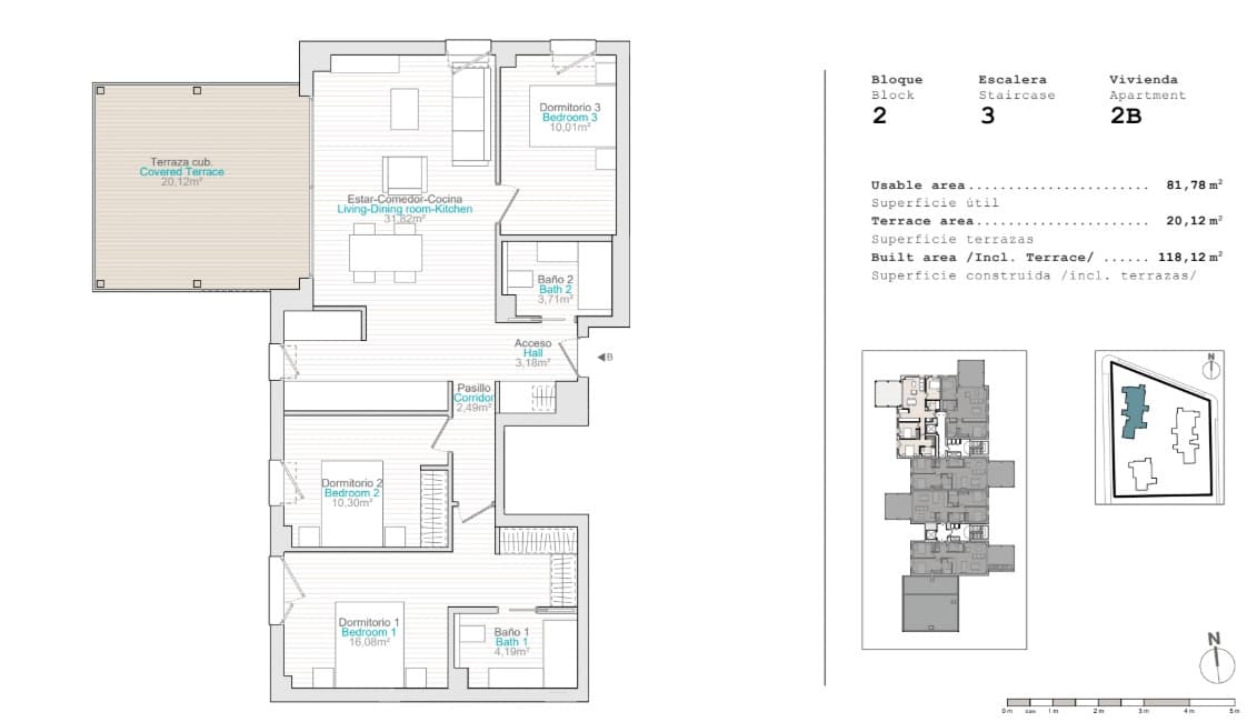 Apartamento de 3 habitaciones en Dénia en venta con piscina garaje - 395.000 € (Ref: 9211355)