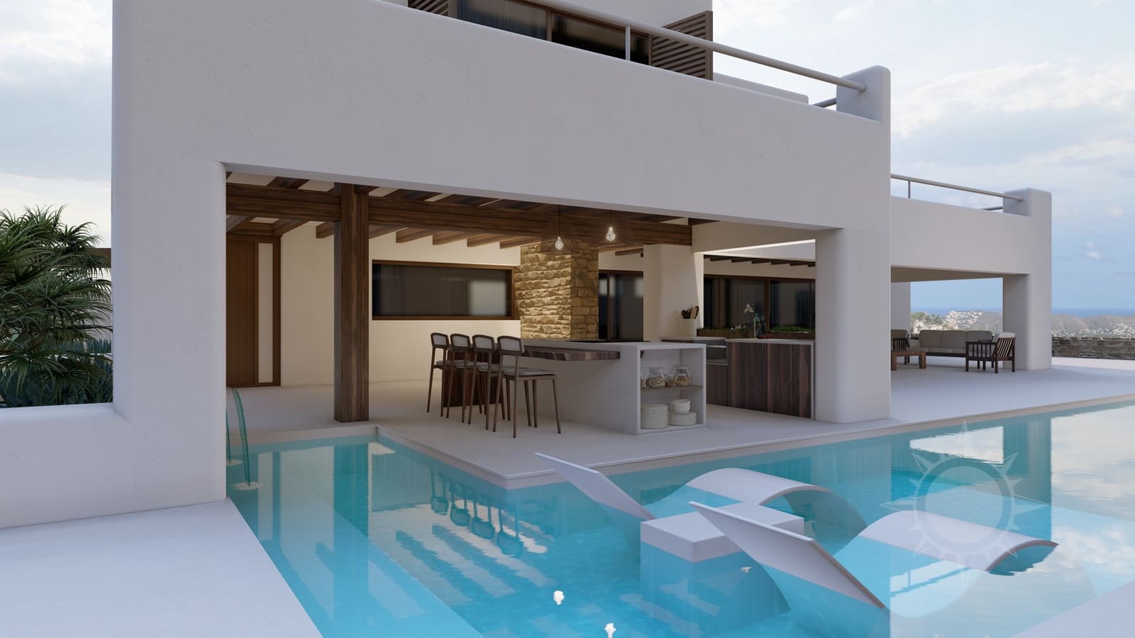 Chalet de 4 habitaciones en Moraira en venta con piscina - 2.300.000 € (Ref: 9256472)