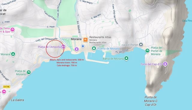 Chalet de 3 habitaciones en Moraira, Teulada-Moraira en venta con piscina - 1.175.000 € (Ref: 9346544)