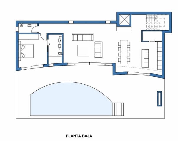 4 Zimmer Villa zu verkaufen in Calpe / Calp mit Pool - 1.350.000 € (Ref: 9354183)