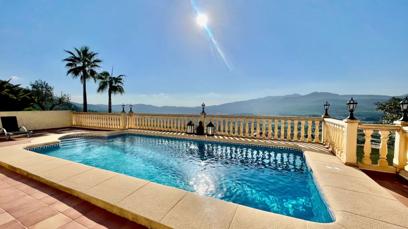 4 sypialnia Willa na sprzedaż w Jalon / Xalo z basenem garażem - 595 000 € (Ref: 9383938)