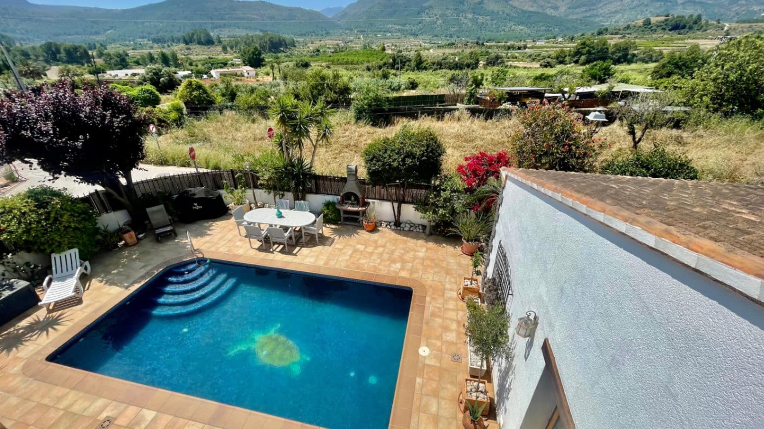 6 sypialnia Willa na sprzedaż w Alcalali / Alcanali z basenem garażem - 649 950 € (Ref: 9383946)