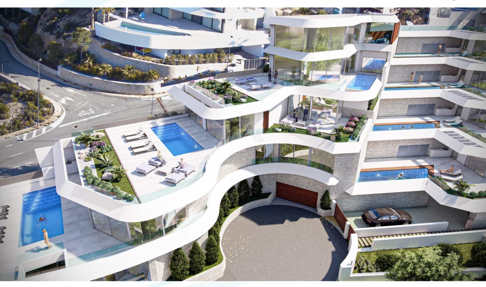 3 soveværelse Lejlighed til salg i Altea med swimmingpool garage - € 1.200.000 (Ref: 9427989)