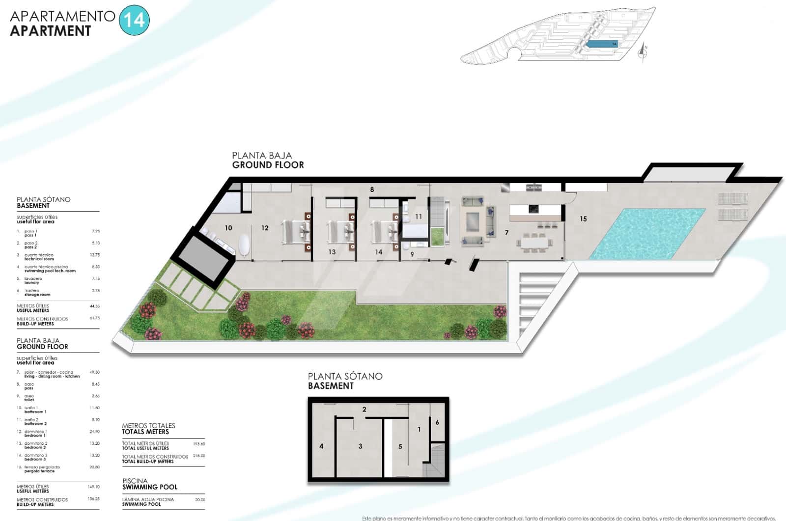 3 soveværelse Penthouse til salg i Altea med swimmingpool garage - € 2.150.000 (Ref: 9427991)