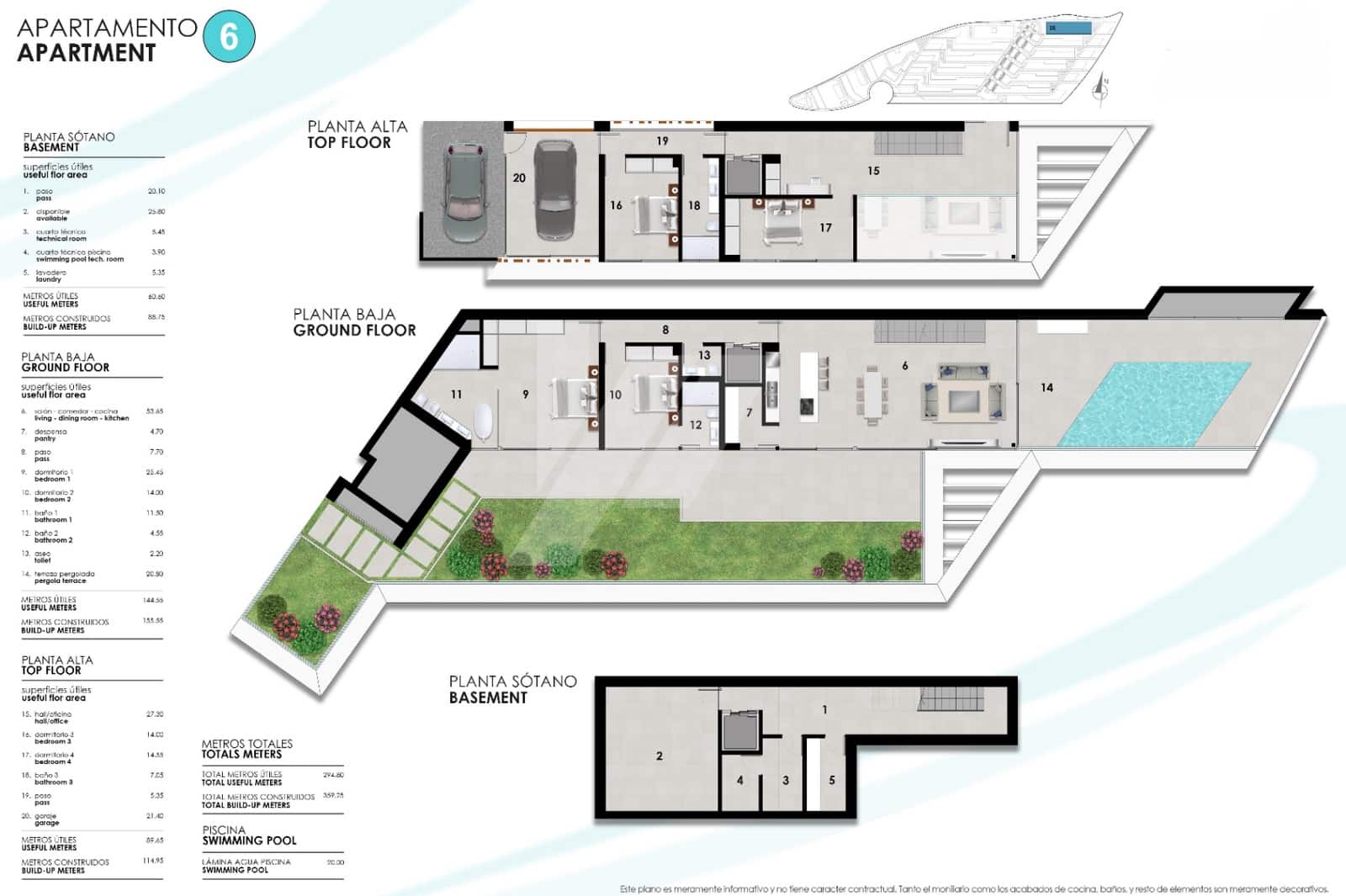 3 soveværelse Penthouse til salg i Altea med swimmingpool garage - € 2.150.000 (Ref: 9427991)