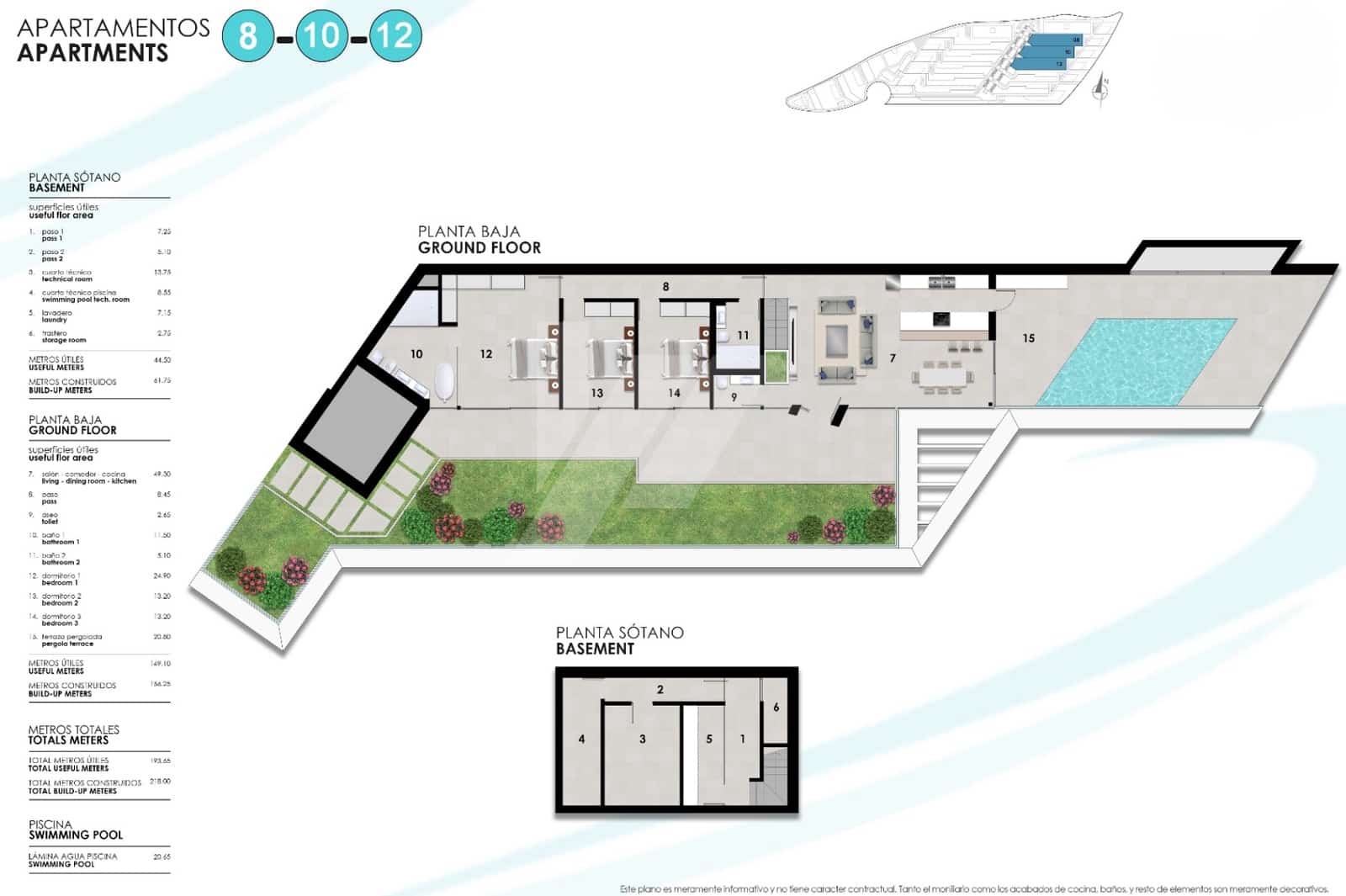 3 soveværelse Penthouse til salg i Altea med swimmingpool garage - € 2.150.000 (Ref: 9427991)