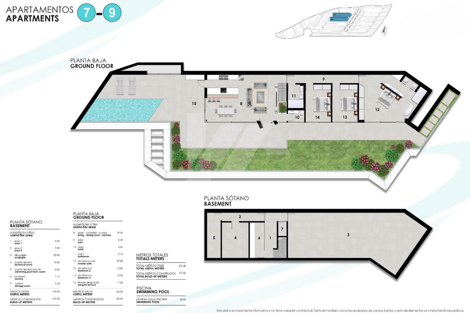 3 soveværelse Penthouse til salg i Altea med swimmingpool garage - € 2.150.000 (Ref: 9427991)