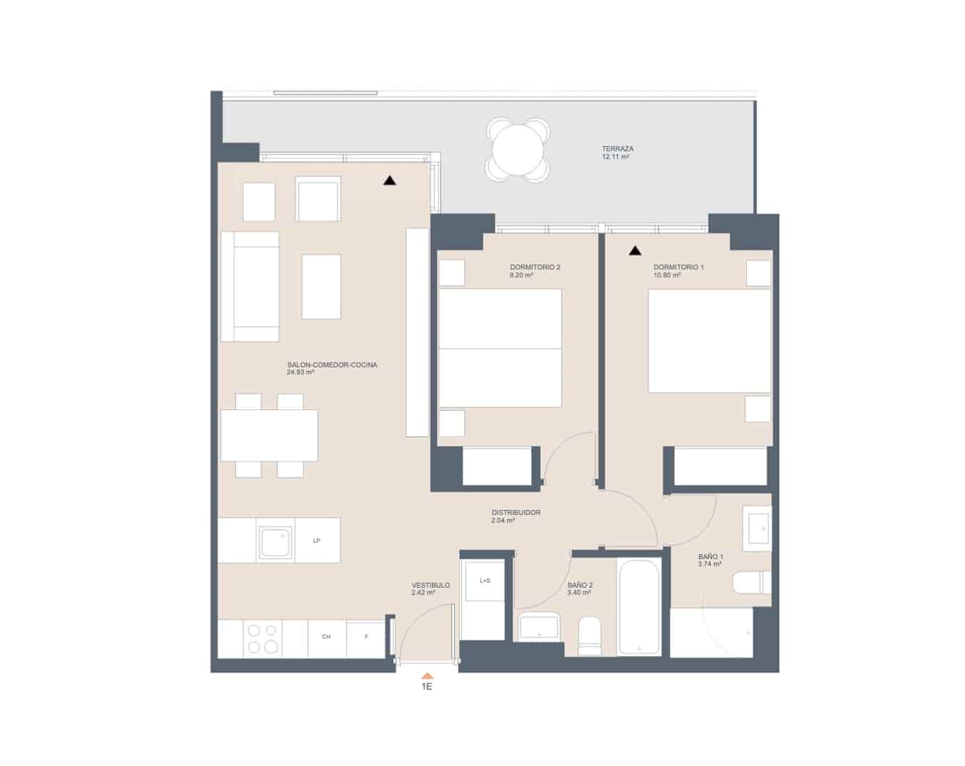 Apartamento de 2 habitaciones en Javea / Xàbia en venta - 379.000 € (Ref: 9444617)