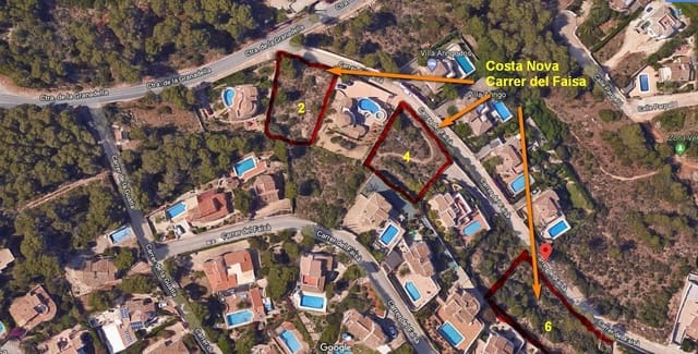 Terrain à Bâtir à vendre à La Granadella  - Costa Nova, Javea / Xàbia - 550 000 € (Ref: 9444623)