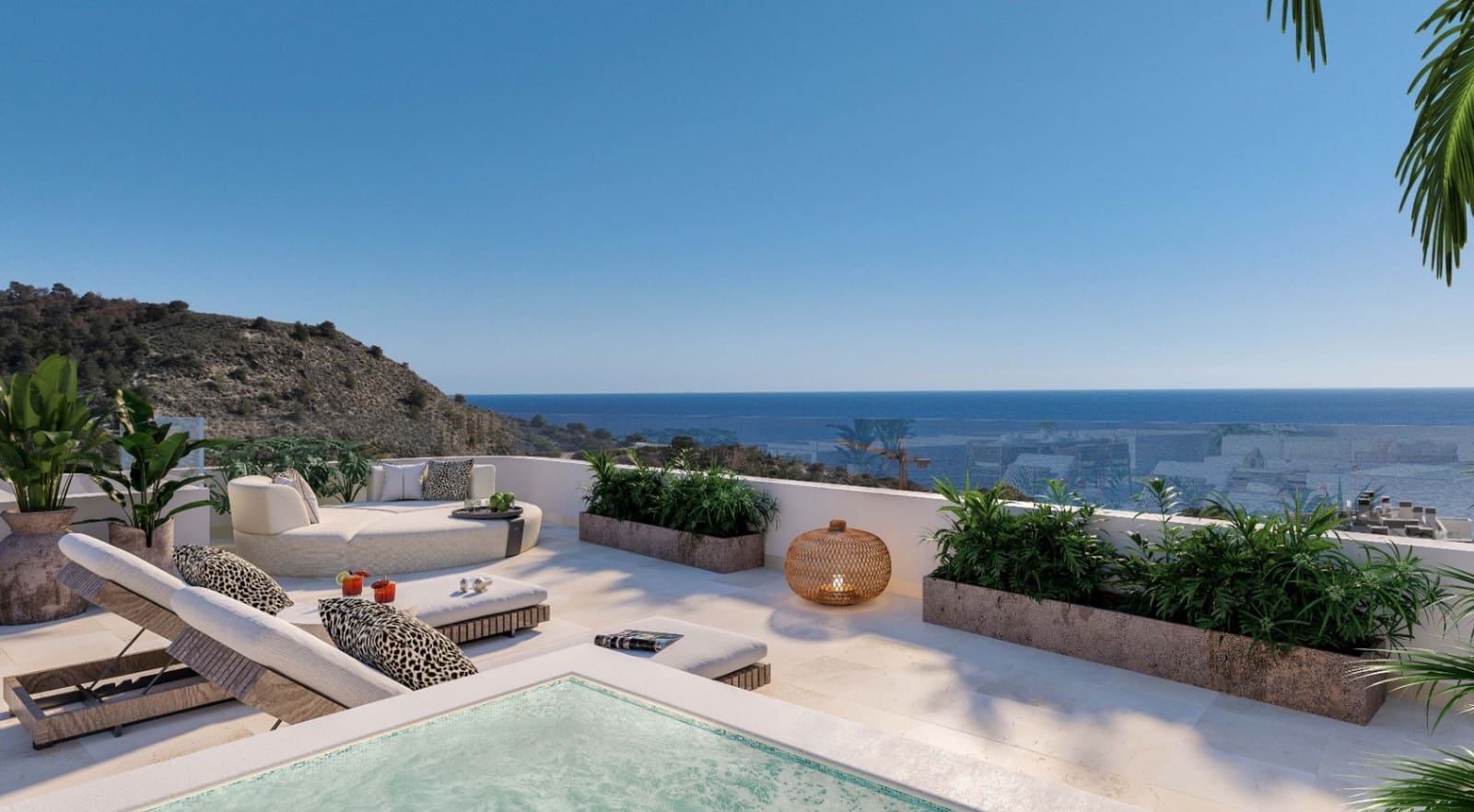 2 chambre Penthouse à vendre à La Villajoyosa / Vila Joiosa avec piscine garage - 655 000 € (Ref: 9547042)