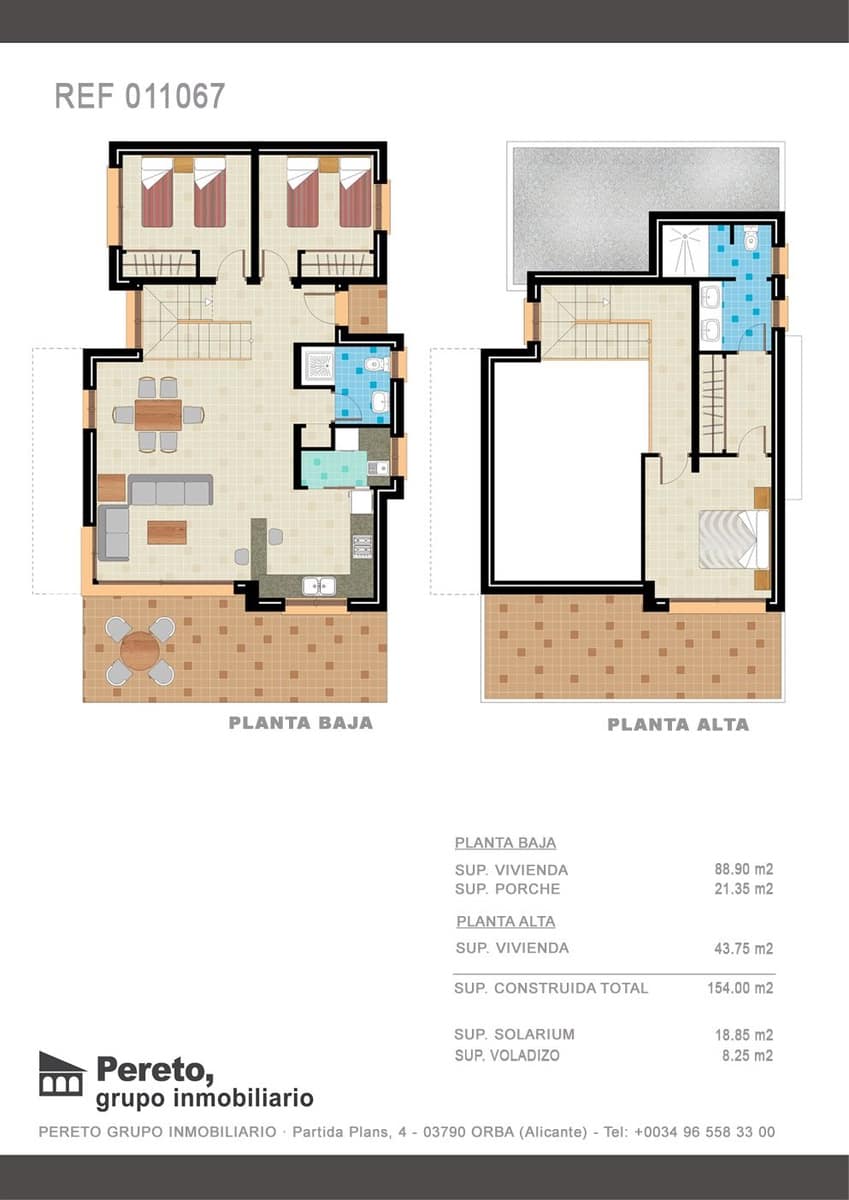 3 soverom Villa til salgs i Tormos med svømmebasseng - € 472 325 (Ref: 9563873)