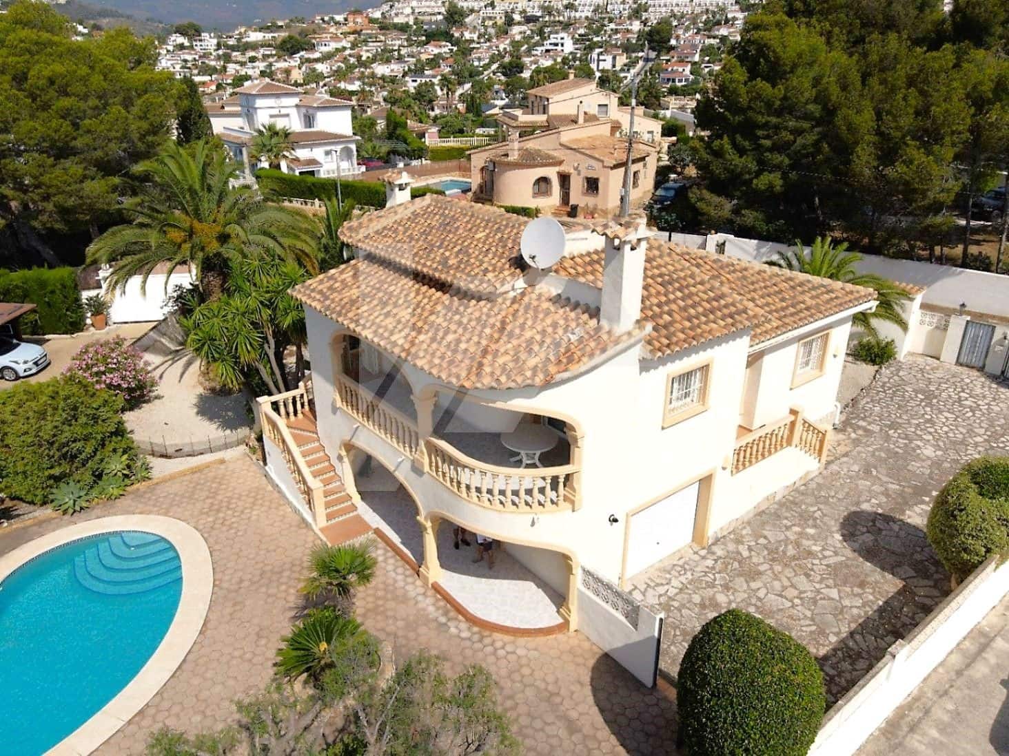 3 Zimmer Villa zu verkaufen in Calpe / Calp mit Pool Garage - 650.000 € (Ref: 9581312)