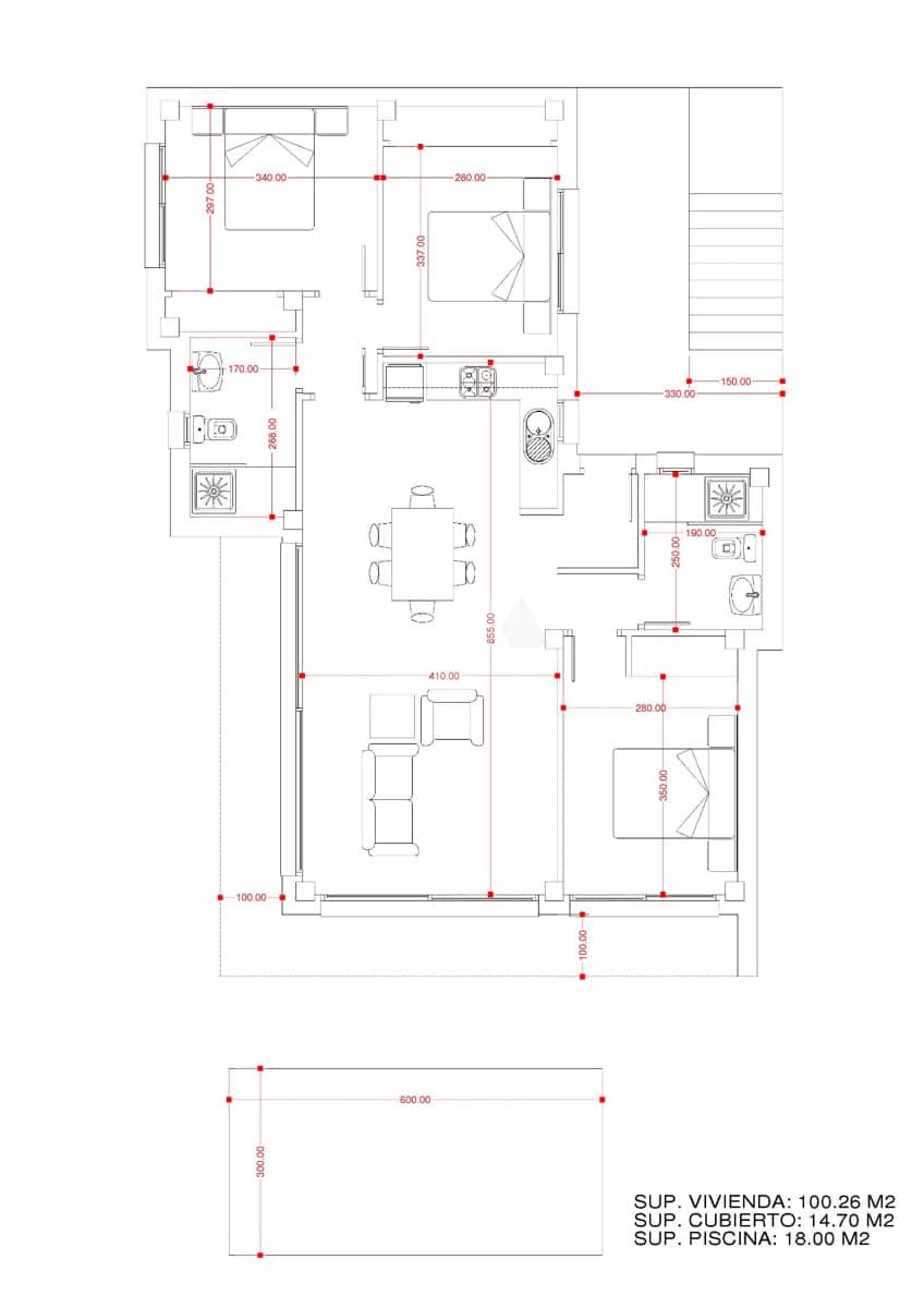 3 Zimmer Villa zu verkaufen in Pedreguer mit Pool Garage - 529.000 € (Ref: 9581320)
