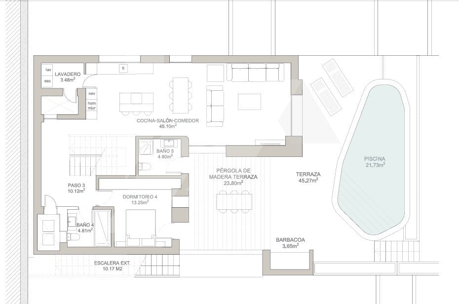 Chalet de 4 habitaciones en Benissa en venta con piscina - 1.150.000 € (Ref: 9632720)