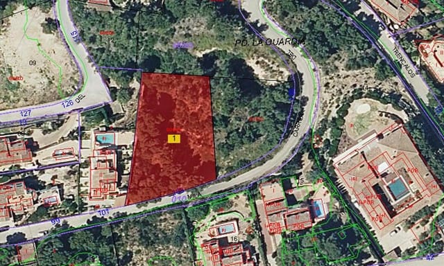 Byggegrund til salg i Cap Martí - El Tossalet - Pinomar, Javea / Xàbia - € 275.000 (Ref: 9687278)