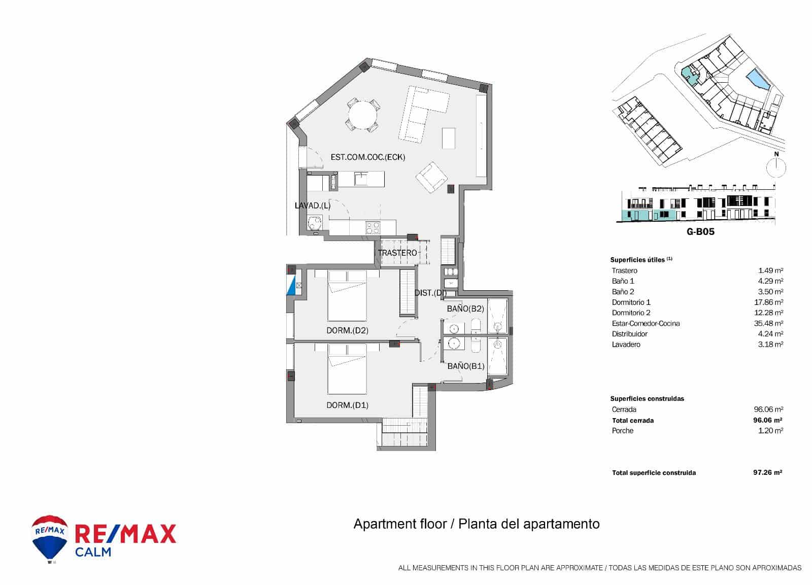 2 bedroom Flat for sale in Palma de Mallorca with pool garage - € 495,000 (Ref: 7642117)