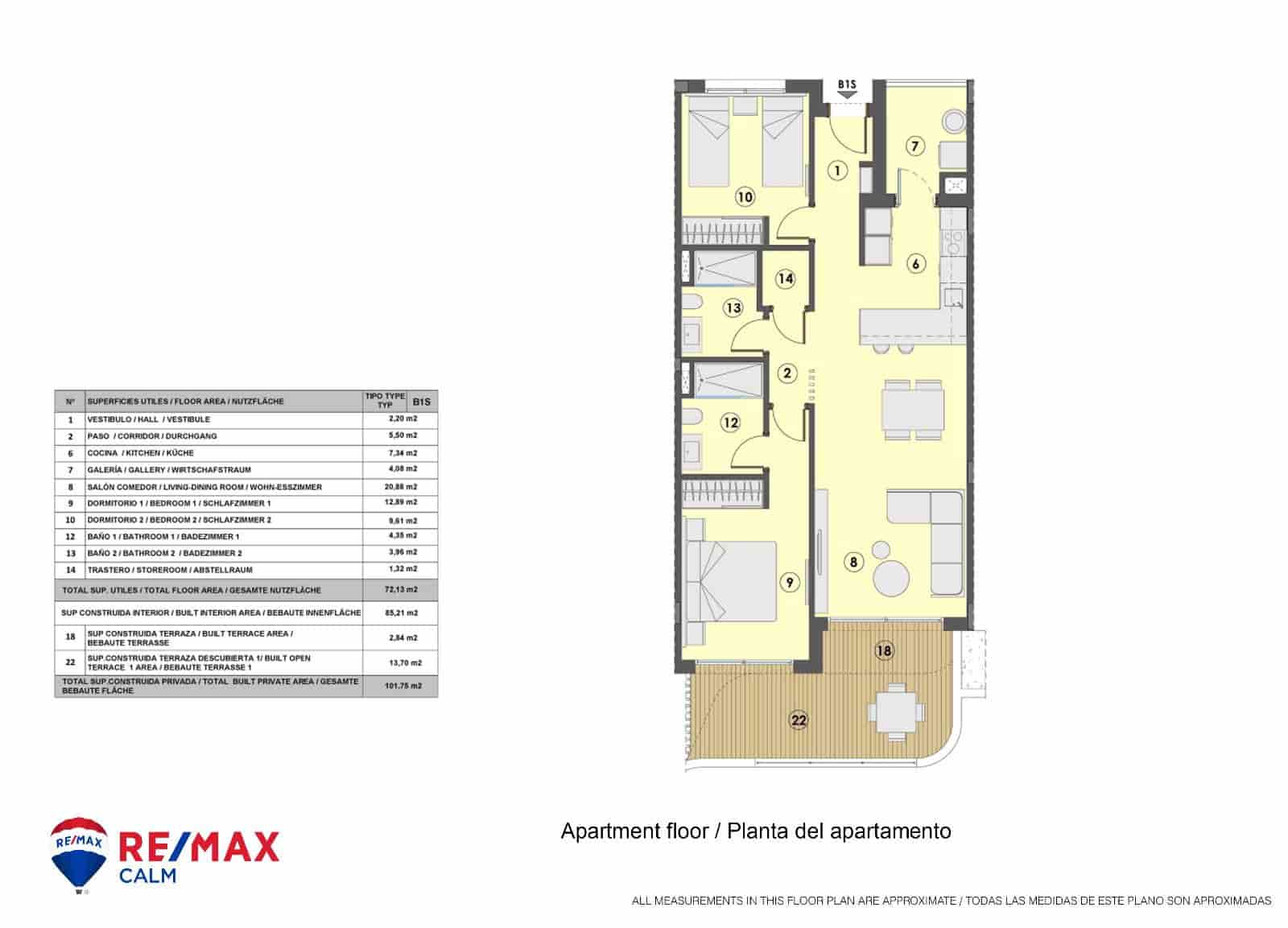 2 soveværelse Lejlighed til salg i Cala Ratjada med swimmingpool garage - € 569.000 (Ref: 8949857)