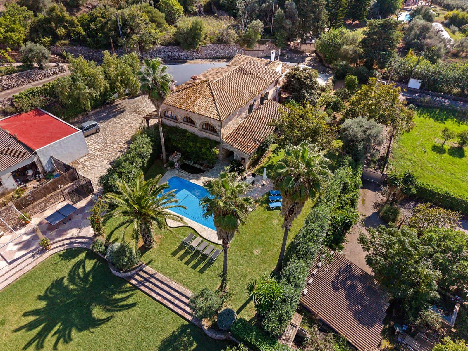 9 chambre Finca/Maison de Campagne à vendre à Pollensa / Pollenca avec piscine garage - 1 700 000 € (Ref: 9348002)