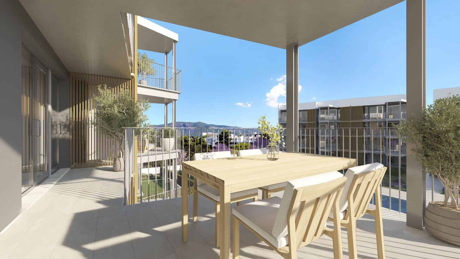 2 sypialnia Mieszkanie na sprzedaż w Palmanova z basenem garażem - 580 000 € (Ref: 9512030)