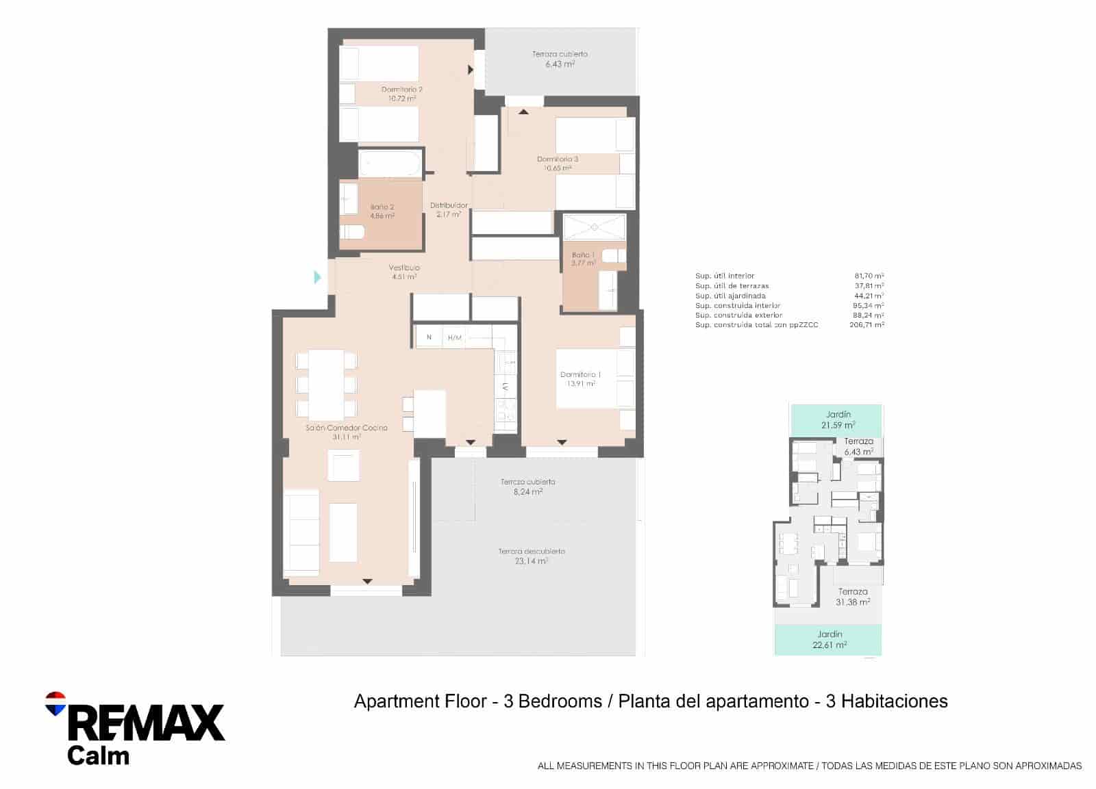 2 sovrum Lägenhet till salu i Palmanova med pool garage - 515 000 € (Ref: 9523103)