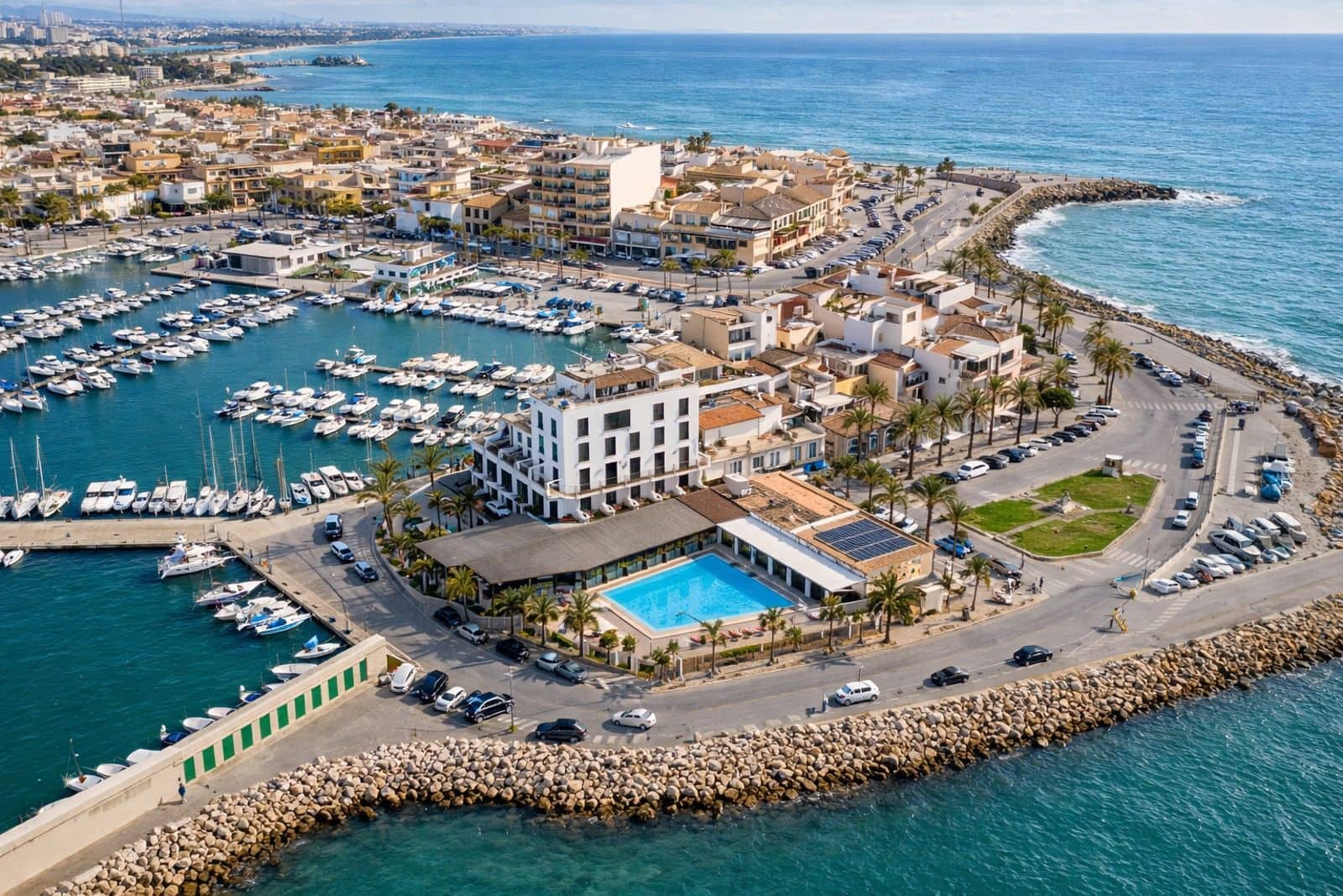 3 soveværelse Byhus til salg i Portixol med swimmingpool garage - € 3.250.000 (Ref: 9564059)