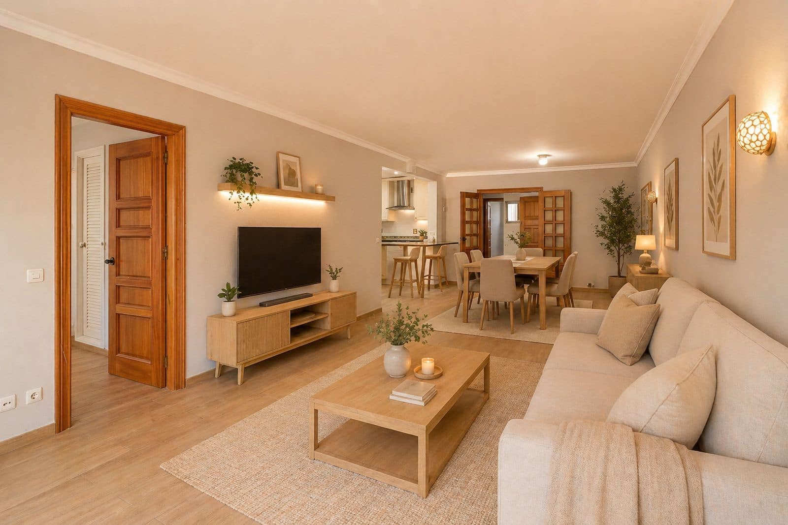 3 sypialnia Mieszkanie na sprzedaż w Cala Vinyes / Cala Vinyas / Cala Vinas z basenem - 619 000 € (Ref: 9709087)