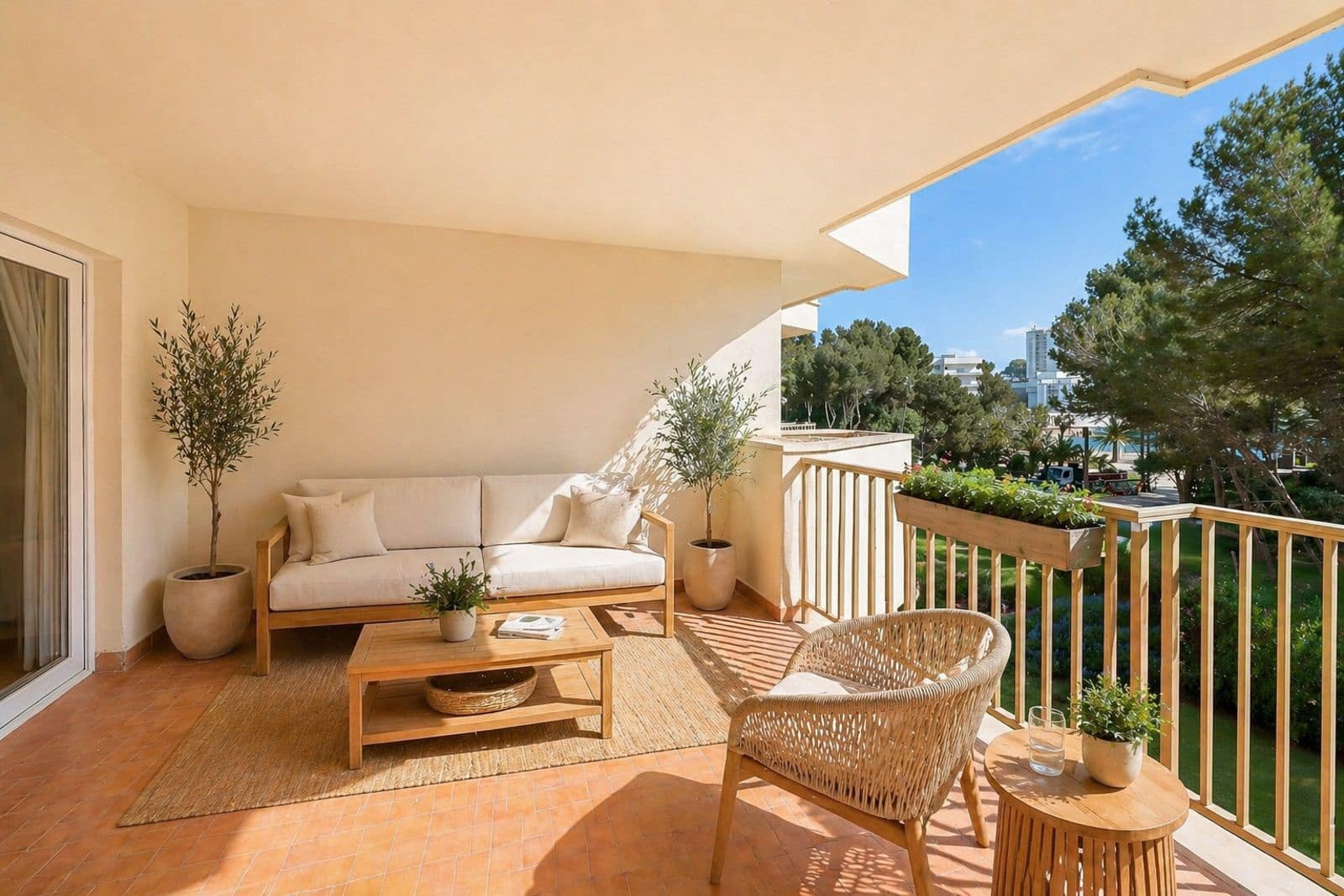 3 sypialnia Mieszkanie na sprzedaż w Cala Vinyes / Cala Vinyas / Cala Vinas z basenem - 619 000 € (Ref: 9709087)