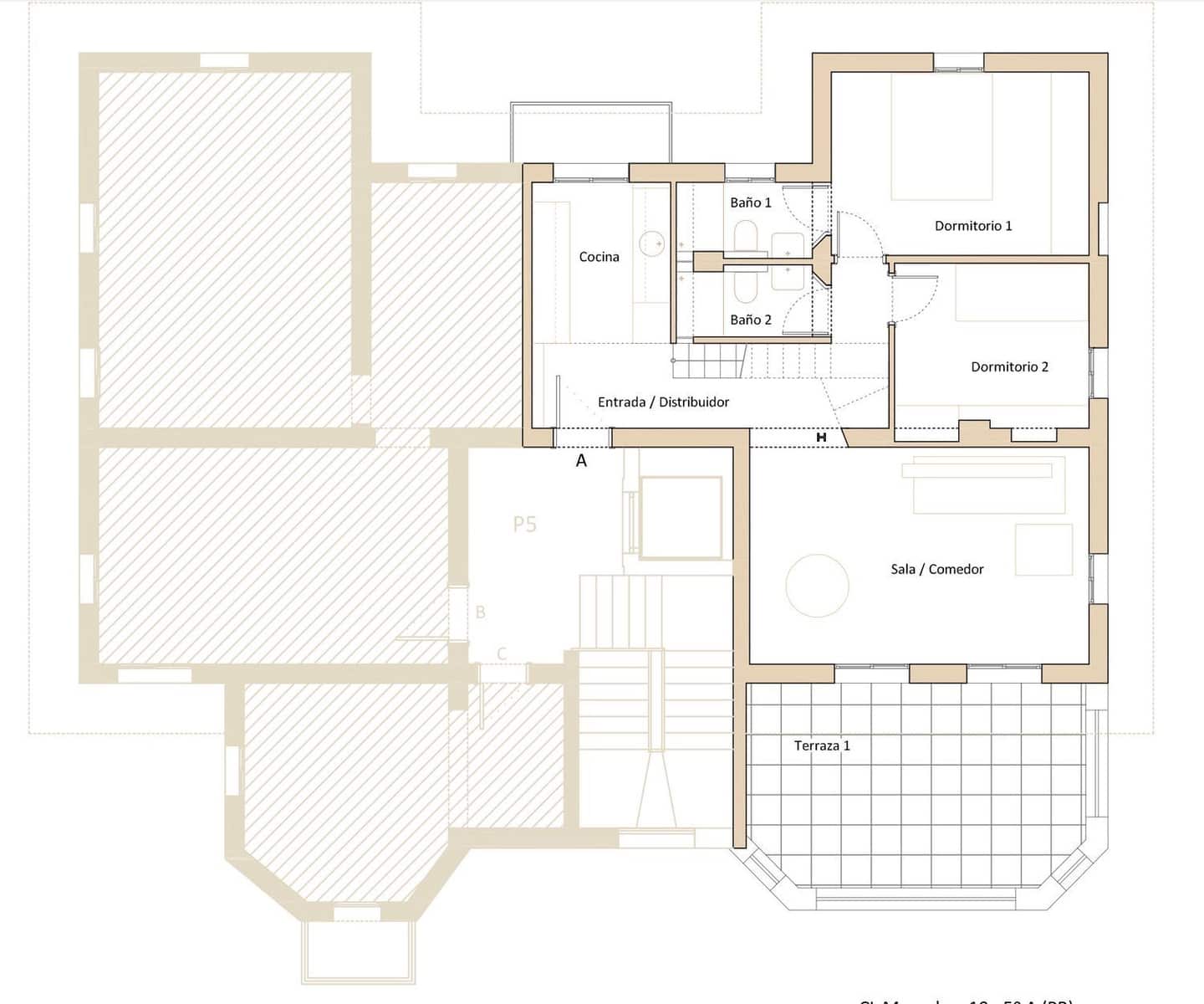 2 soveværelse Lejlighed til salg i Palma de Mallorca med swimmingpool - € 895.000 (Ref: 7095347)