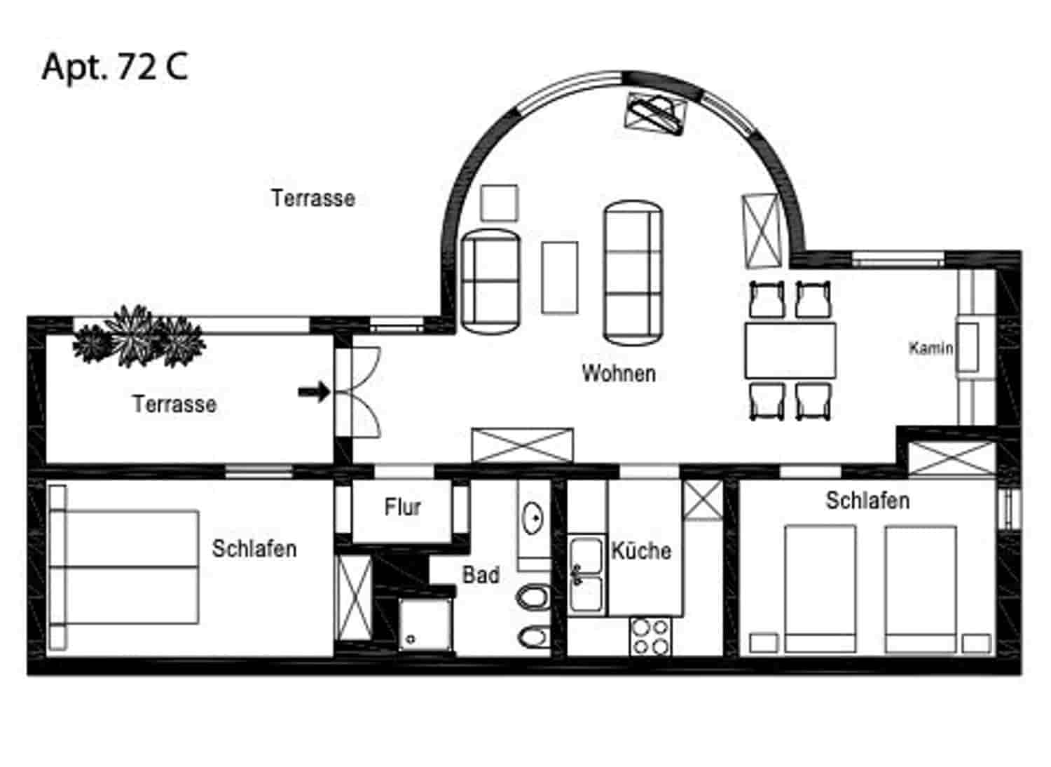 2 soverom Leilighet til salgs i Puerto de Andratx med svømmebasseng - € 1 700 000 (Ref: 8997248)