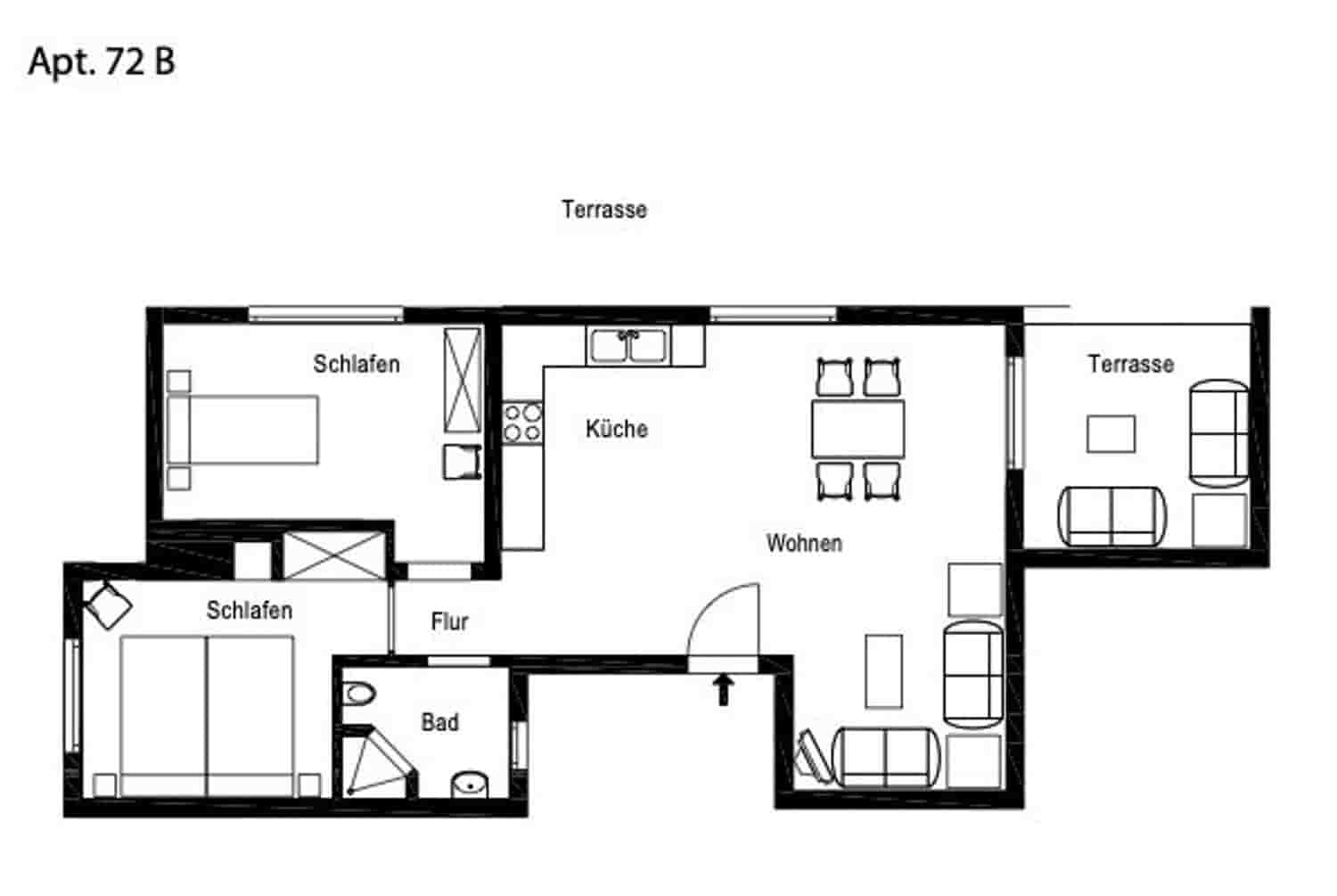 2 soverom Leilighet til salgs i Puerto de Andratx med svømmebasseng - € 1 500 000 (Ref: 8997249)