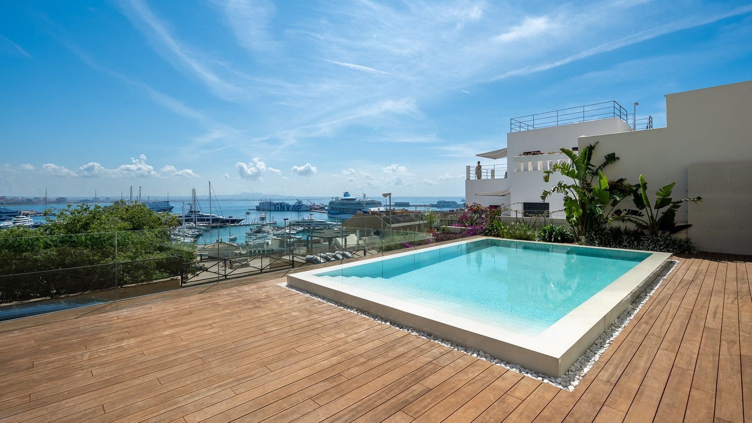 3 soveværelse Lejlighed til salg i Palma de Mallorca med swimmingpool - € 2.300.000 (Ref: 9007784)