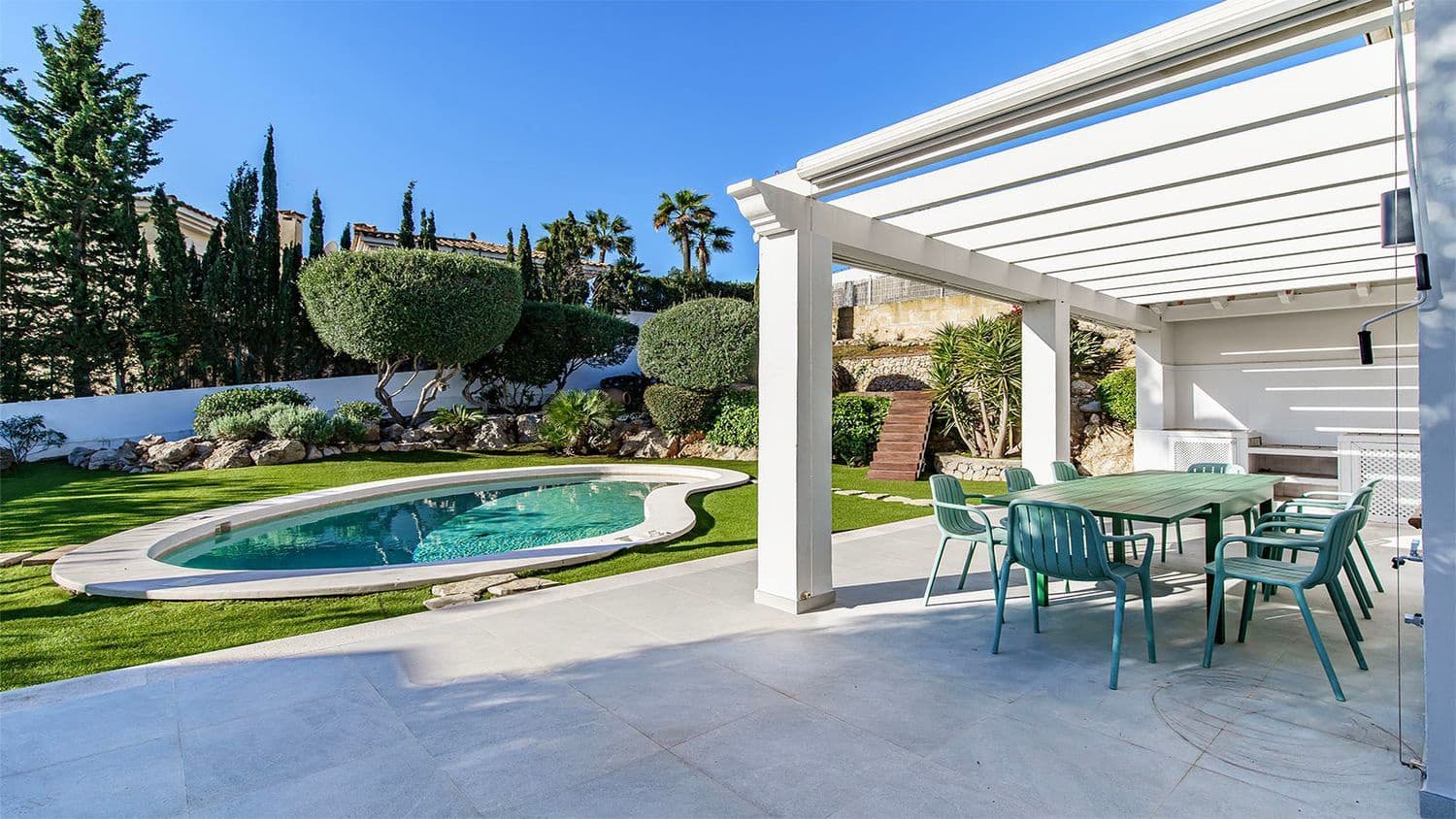 5 sypialnia Willa na sprzedaż w Santa Ponsa z basenem - 2 750 000 € (Ref: 9590836)