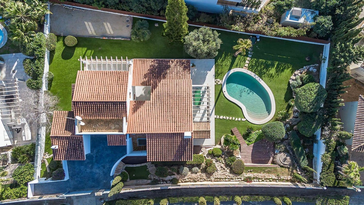 5 sypialnia Willa na sprzedaż w Santa Ponsa z basenem - 2 750 000 € (Ref: 9590836)